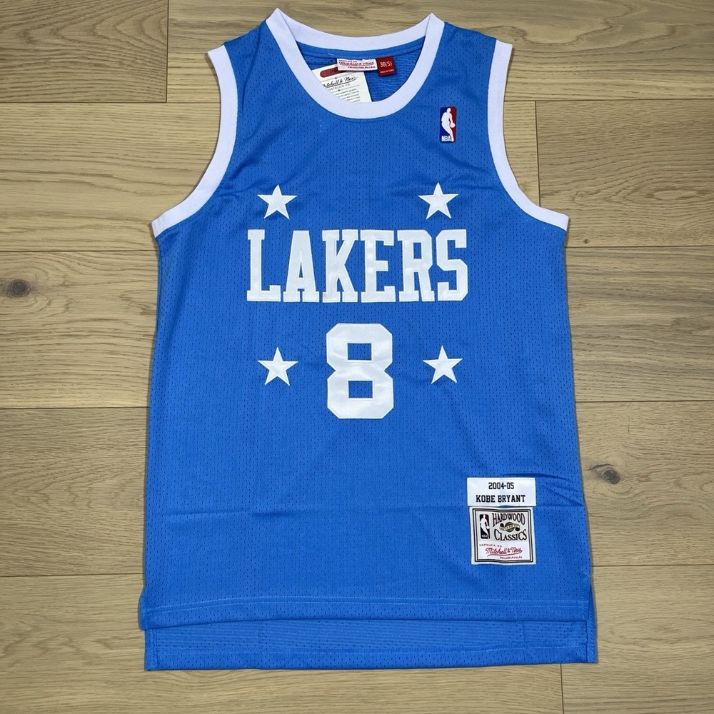 NBA Mitchell Ness Kobe Bryant #8 LA Lakers 2004-05 Alternate Blue Jersey Men S